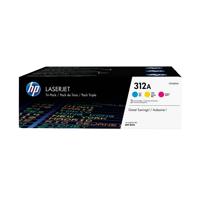 HP 312A Original LaserJet Toner Cartridge CMY 3-pack CF440AM