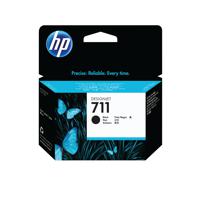HP 711 DesignJet Ink Cartridge 80-ml Black CZ133A