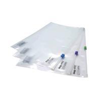 Rapesco Zippi Bags Plastic Zip A4 Plus Clear (25 Pack) 0796