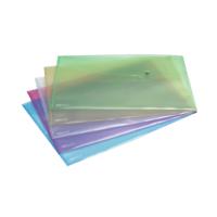 Rapesco Popper Wallet A3 Pastel Assorted (Pack of 5) 0697