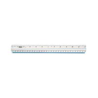 Helix Shatter Resistant Fingergrip Ruler 30cm (Pack of 10) L12080