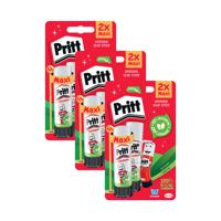 Pritt Stick Glue Stick 43g (Pack of 2) Buy 2 Get One FOC