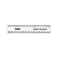 Helix Shatter Resistant Ruler 15cm Clear (Pack of 50) 010311