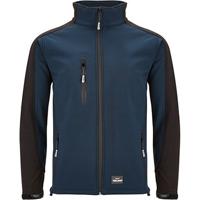 Trojan Trail Navy/Black Softshell Jacket 4XL