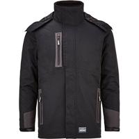 Trojan Men's Black/Grey Multi Waterproof Jacket 3XL