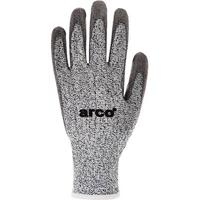 Arco Grip Light Grey PU-Coated Work Gloves 8 (Pack of 12)