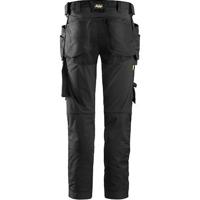 Snickers Workwear AllroundWork 6241 Men's Black Trousers with Holster Pockets 31R 046