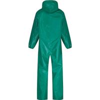 Alpha Solway Chemmaster Green Hooded Chemical Coverall L