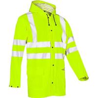 Sioen Eshton Yellow Waterproof Hi-Vis Jacket S