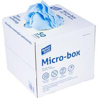 Robert Scott Micro-Box Blue Microfibre Cleaning Cloths (Pack of 50)