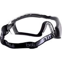 Bolle Safety Cobra Clear-Lens Safety Glasses with Foam Seal
