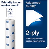 Tork Advanced C1 White Couch Roll (Pack of 9)
