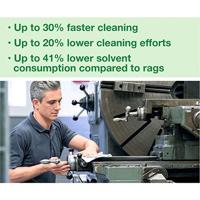 Tork W7 White Folded Heavy Duty Cleaning Cloths Roll in Handy-Box 64m