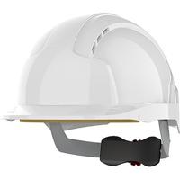 JSP EvoLite White Vented Wheel-Ratchet Safety Helmet