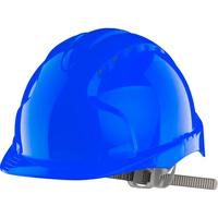 JSP Evo3 Blue Vented Slip-Ratchet Safety Helmet