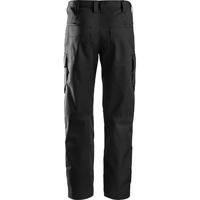 Snickers Workwear Service 6801 Men's Black Trousers with Kneepad Pocket 35R 050