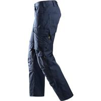 Snickers Workwear Service 6801 Men's Navy Trouser with Kneepad Pockets 33R 048