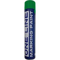 One Line Green Line Marker Paint Spray 750ml (Pack of 12)