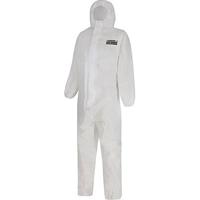 Alpha Solway Alphashield S1BH 1000FR White Chemical Coveralls M