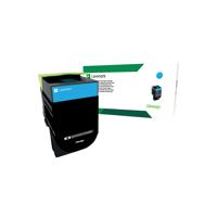 Lexmark CX510 Return Programme 4K Toner Cartridge Extra High Yield Cyan 80C2XC0