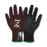 Pred EZ-Grip Touchsafe Cut 1 Safety Gloves 1 Pair Brown/Black 8 (Pack of 10) EZ-324-VR-8