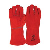 Pred Thunder Cut 2 Split Leather Gauntlet 1 Pair Red 11 (Pack of 10) HAWG2
