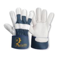 Predator Prestige Hide Rigger Gloves 1 Pair Ivory/Blue 10 (Pack of 10) PRED2