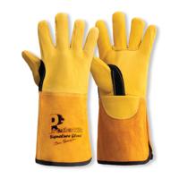 Predator Signature Deerskin Tig Gauntlet 1 Pair Gold 10 PRED6D