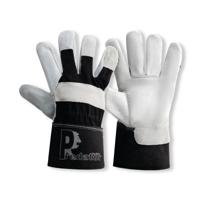 Predator Power Plus Split Leather Rigger Gloves 1 Pair White/Black 11.5 (Pack of 10) RS1B/VL