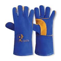 Twaron Split Leather Mig Gauntlet 1 Pair Blue 11 (Pack of 10) RSW1C-KEV