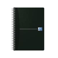 Oxford Card Cover Wirebound Notebook A5 Black (5 Pack) 100103627