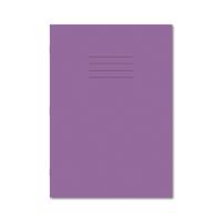 Hamelin Exercise Book 8mm Lined 80 Page A4 Purple (Pack of 50) 100102203