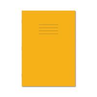 Hamelin Exercise Book 8mm Lined 64 Page A4 Yellow (Pack of 50) 100101153