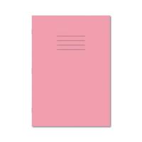Hamelin Exercise Book 8mm Lined 80 Page A4 Pink (Pack of 50) 100100985