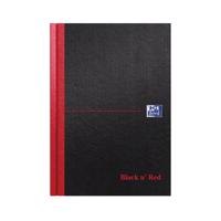 Black n' Red Casebound Hardback Single Cash Book A5 (Pack of 5) 100080414