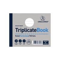 Challenge Ruled Carbonless Triplicate Book 100 Sets 105x130mm (5 Pack) 100080471