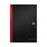 Black n' Red Casebound Ruled Hardback Notebook A4 100080473