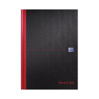 Black n' Red Casebound Plain Hardback Notebook A4 (Pack of 5) 100080489