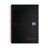 Black n' Red Wirebound A-Z Hardback Notebook A5 (Pack of 5) 100080194