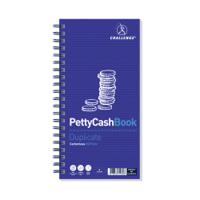 Challenge Petty Cash Book 200 Duplicate Slips 280x141mm 100080052