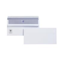 Plus Fabric DL Envelopes Wallet Self Seal 120gsm White (Pack of 250) M23270