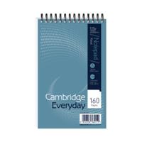 Cambridge Everyday Ruled Wirebound Notepad 160 Pages 125 x 200mm (Pack of 10) 100080235