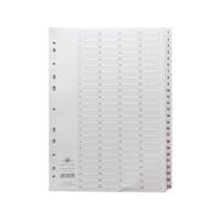 Concord Classic Index 1-200 A4 White Board With Clear Mylar Tabs 05801/Cs58