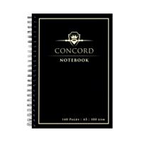 Concord Jotta Notebook 140 Page A5 Black (5 Pack) 8959-CON