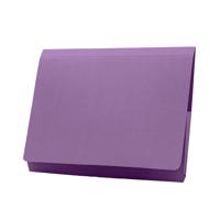 Exacompta Guildhall Brief Size Pocket Wallet 14x10in Mauve (Pack of 50) PW3-MVE