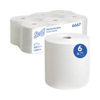 Scott 1-Ply Ultra Hand Towel Roll 304m (Pack of 6) 6667