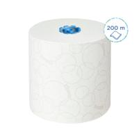 Kleenex Ultra Paper Towel Roll 2-Ply E-Roll 200m Long White Pack of 6