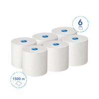 Kleenex Paper Towel Roll 1-Ply E-Roll Large 250m Long Pack of 6