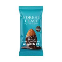 Forest Feast Salted Dark Chocolate Almonds Impulse40g (Pack of 12) 06016