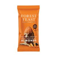 Forest Feast Valencia Orange Milk Chocolate Almonds Impulse 40g (Pack of 12) 06024